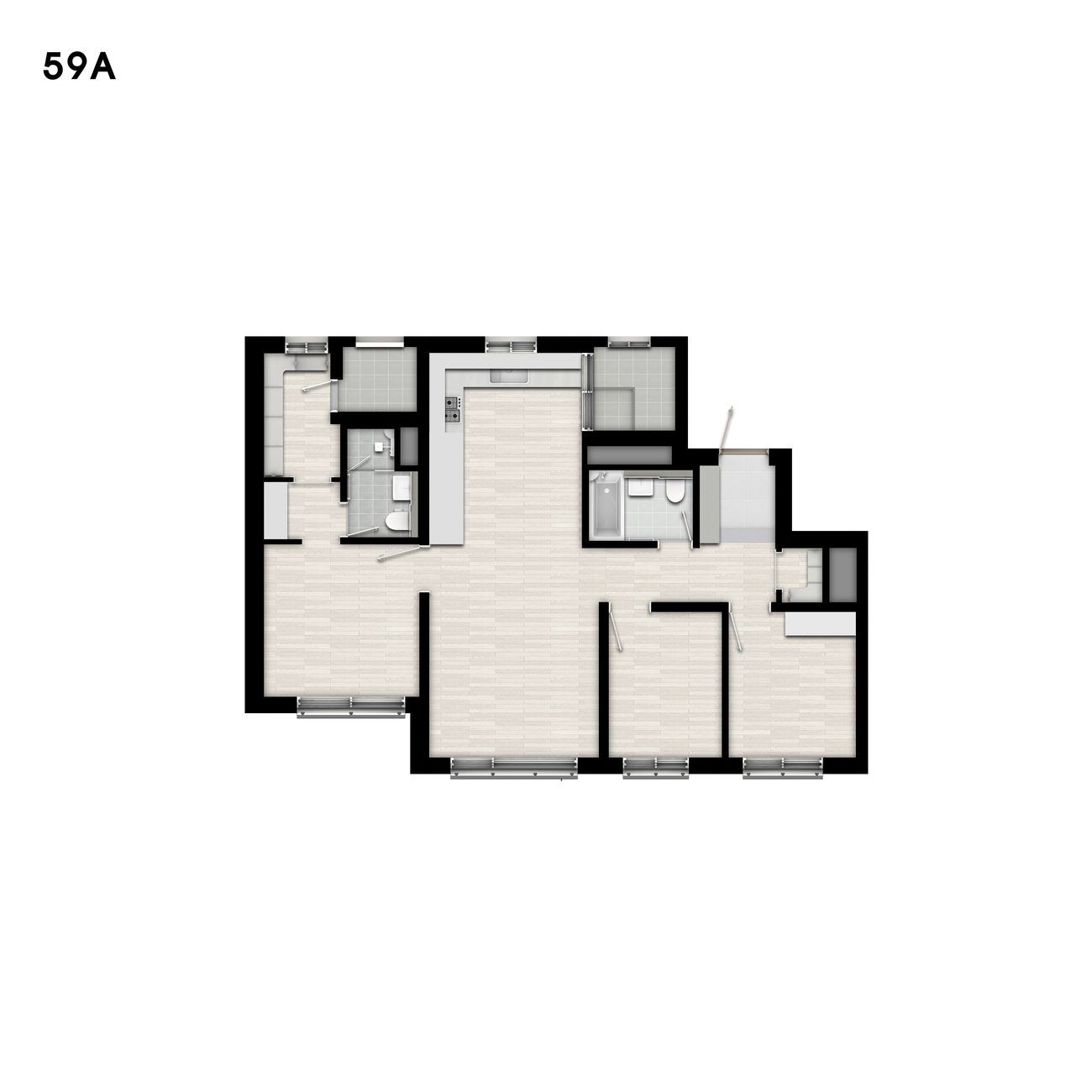 59A 아파트 평면도