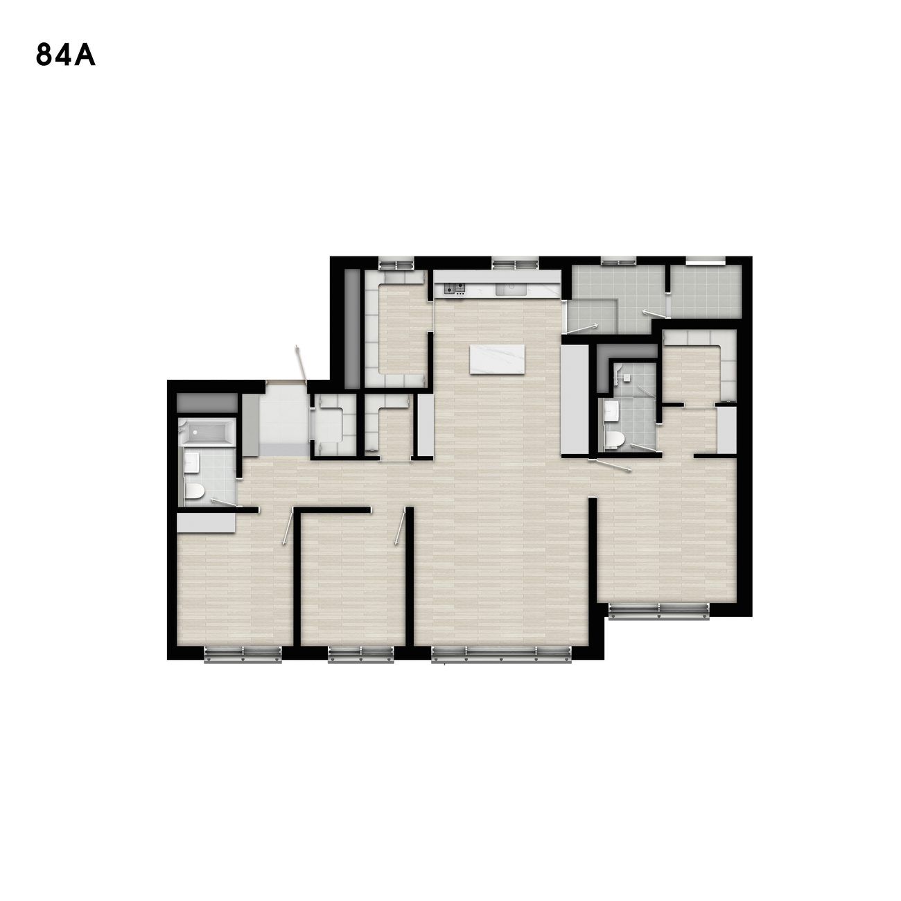 84A 아파트·주상복합 평면도