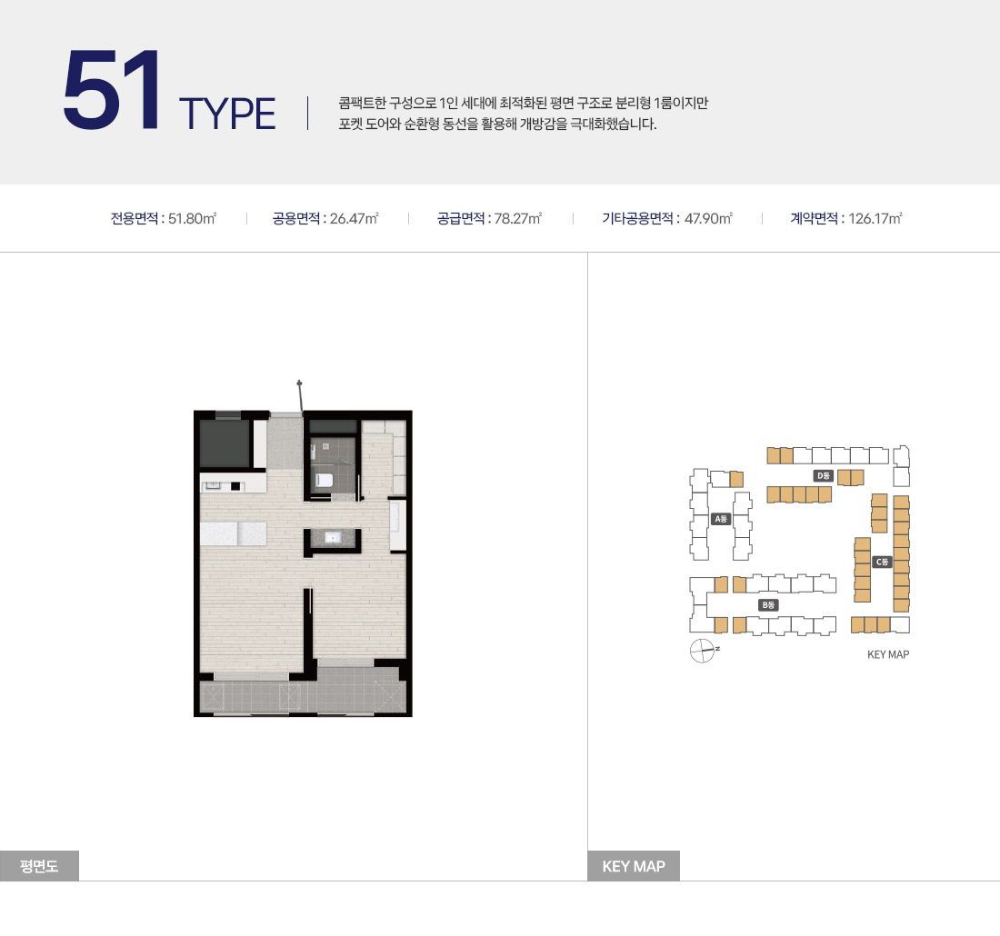 51 타입 평면도